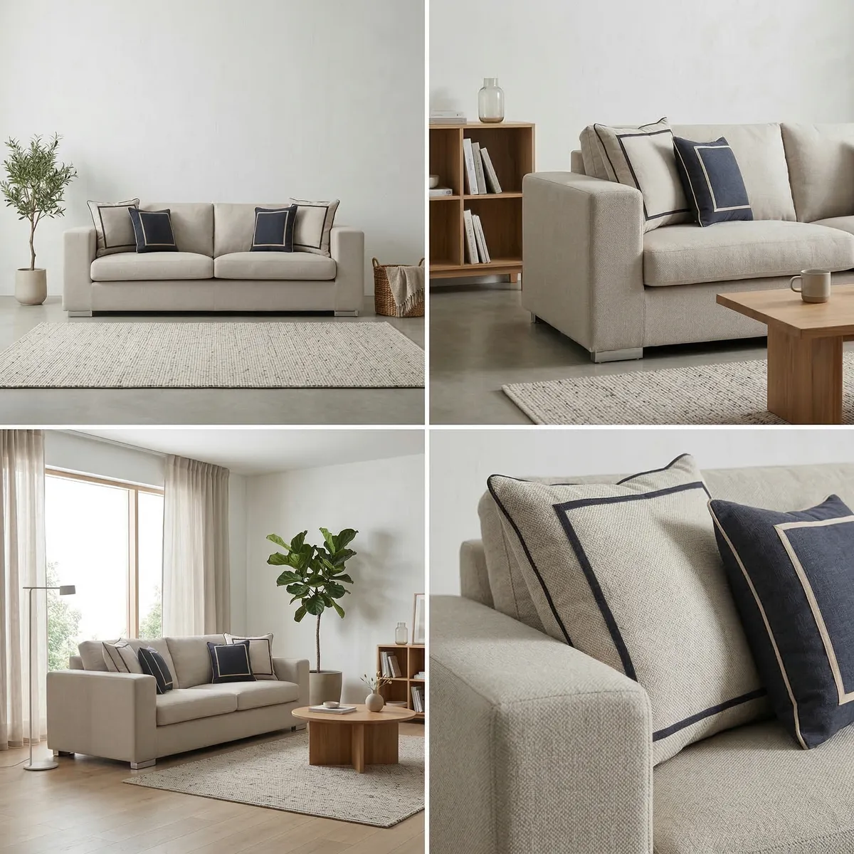 Beatris 4-Seat Sofa Review — Modern Luxury Comfort in Light Grey