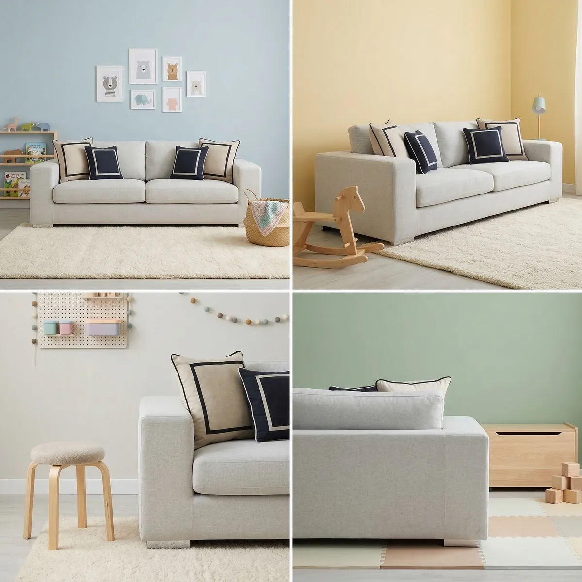 Fabric detail and cushion design