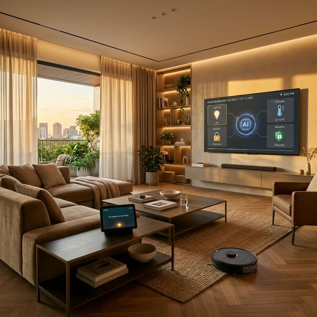 Real result — AI-designed living room