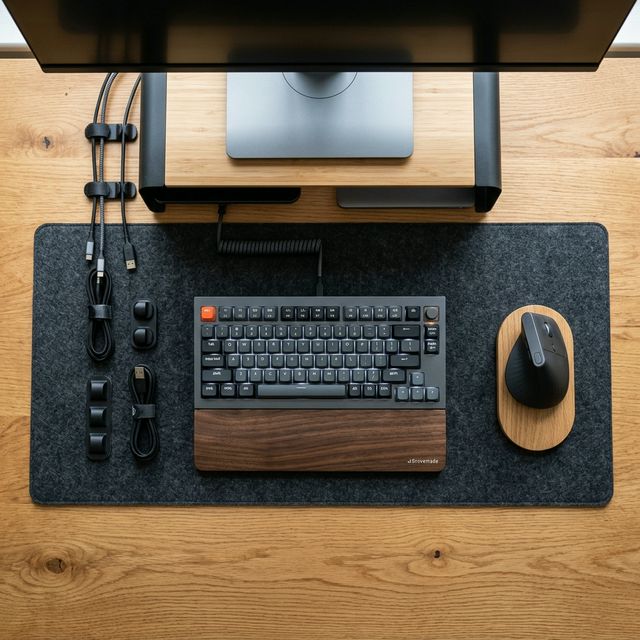 อุปกรณ์ Ergonomic ที่ควรมี — คีย์บอร์ด เมาส์ ที่วางจอ